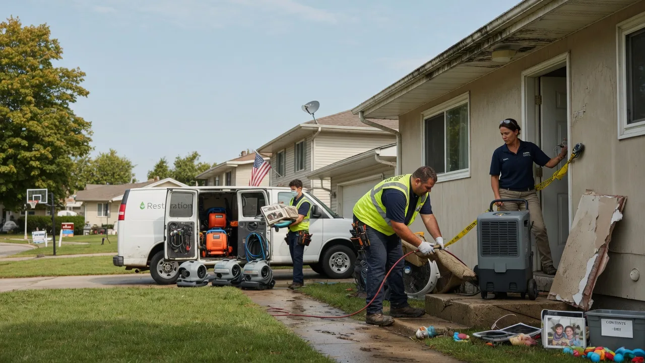 Water Damage Restoration in Pleasant Prairie, WI near me